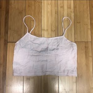 Baby Pink Brandy Melville Crop Top